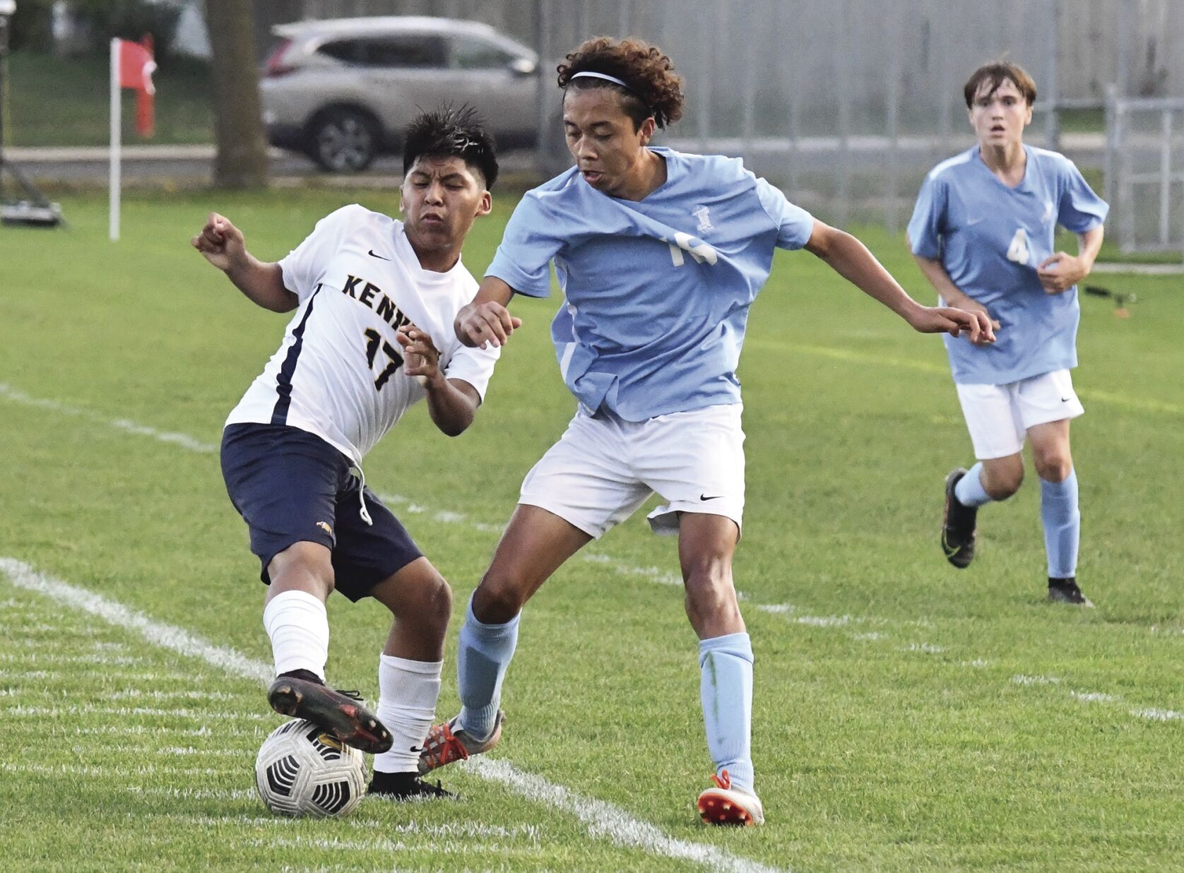 Competing for the ball